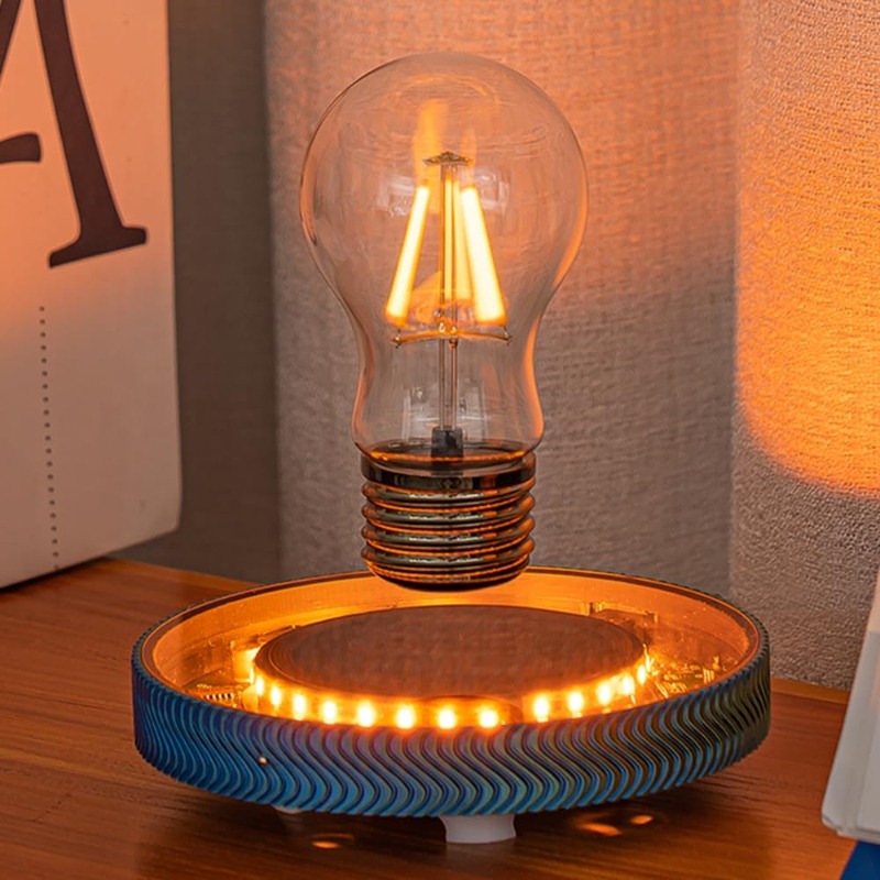 Office Tech Room - Levitating Floating Wireless LED Light Bulb