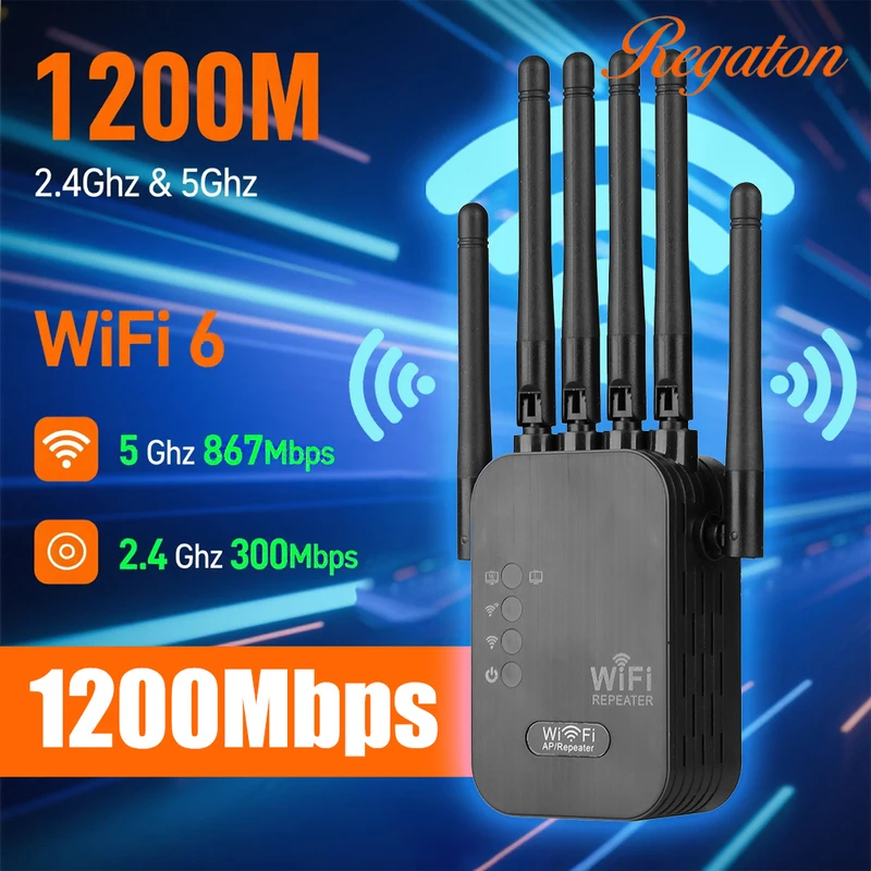 Wireless 5G WiFi Repeater 1200 - Wifi Range Extender ulasan dan harga