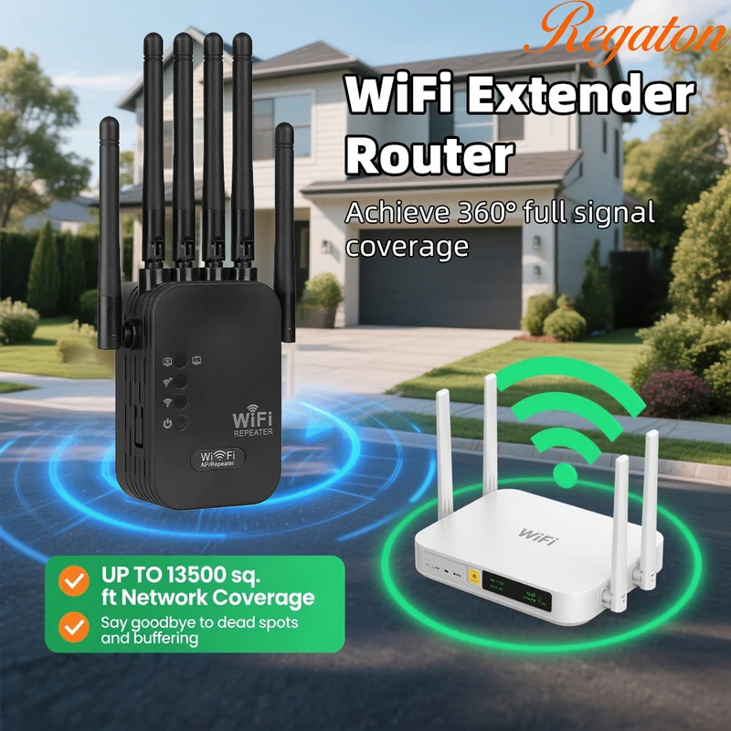 Wireless 5G WiFi Repeater 1200 - Wifi Range Extender ulasan dan harga